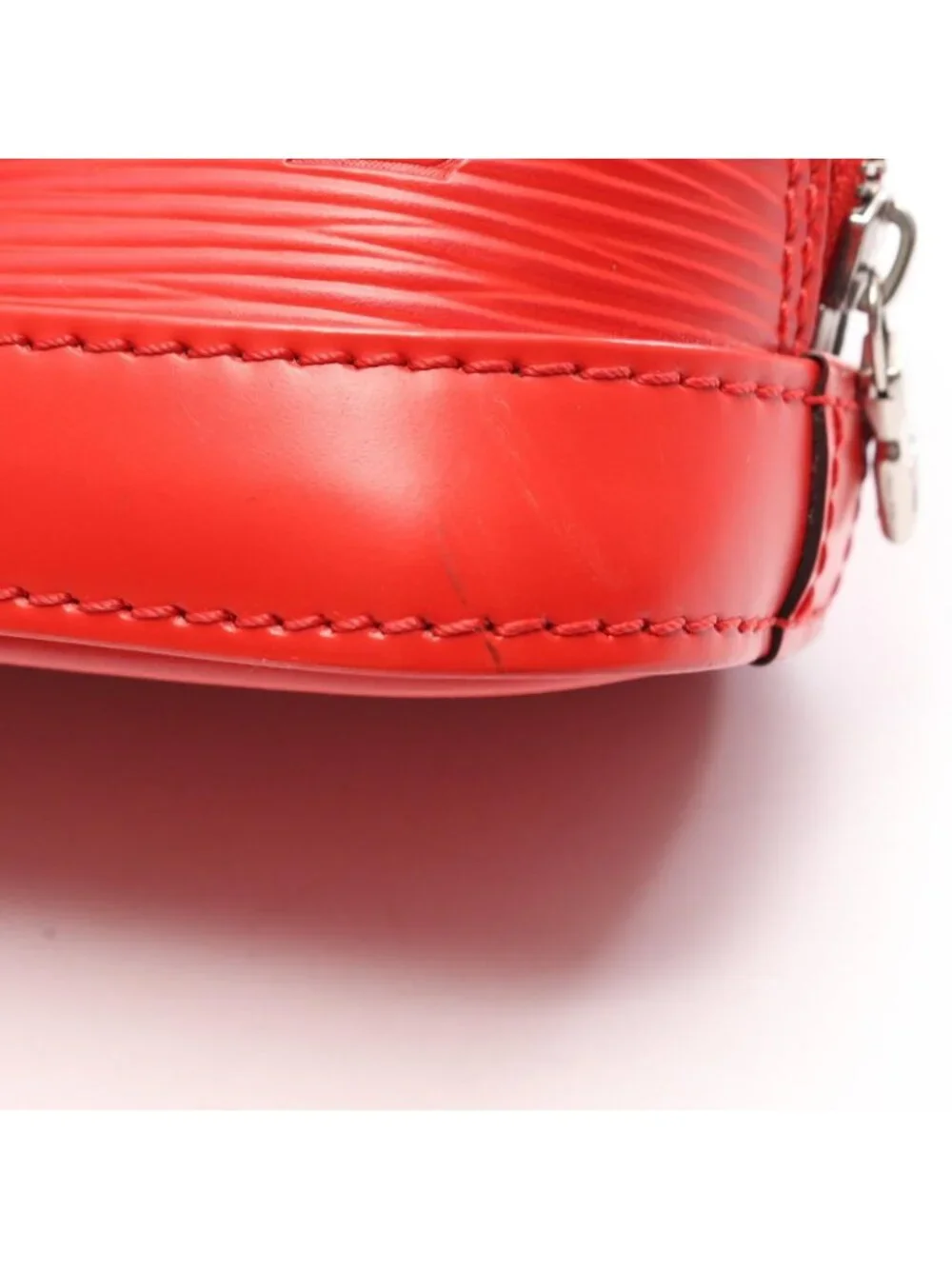 Louis Vuitton Shoulder Bag Nano Alma Epi Coquelicot 2-Way Leather